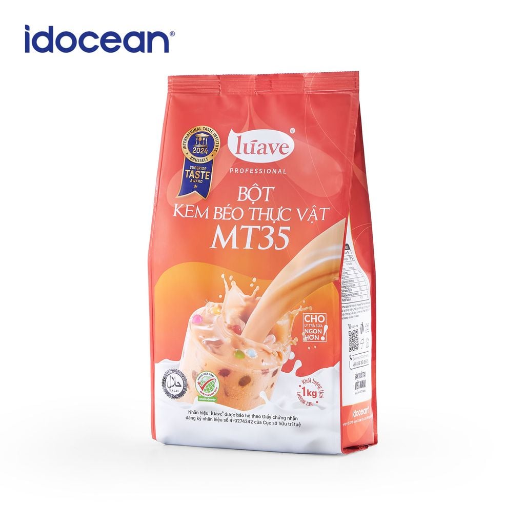 Bột Kem Béo Thực Vật MT35 Lúave - Bột pha trà sữa, tôn vị trà, béo vị sữa, kết hợp được nhiều loại trà
