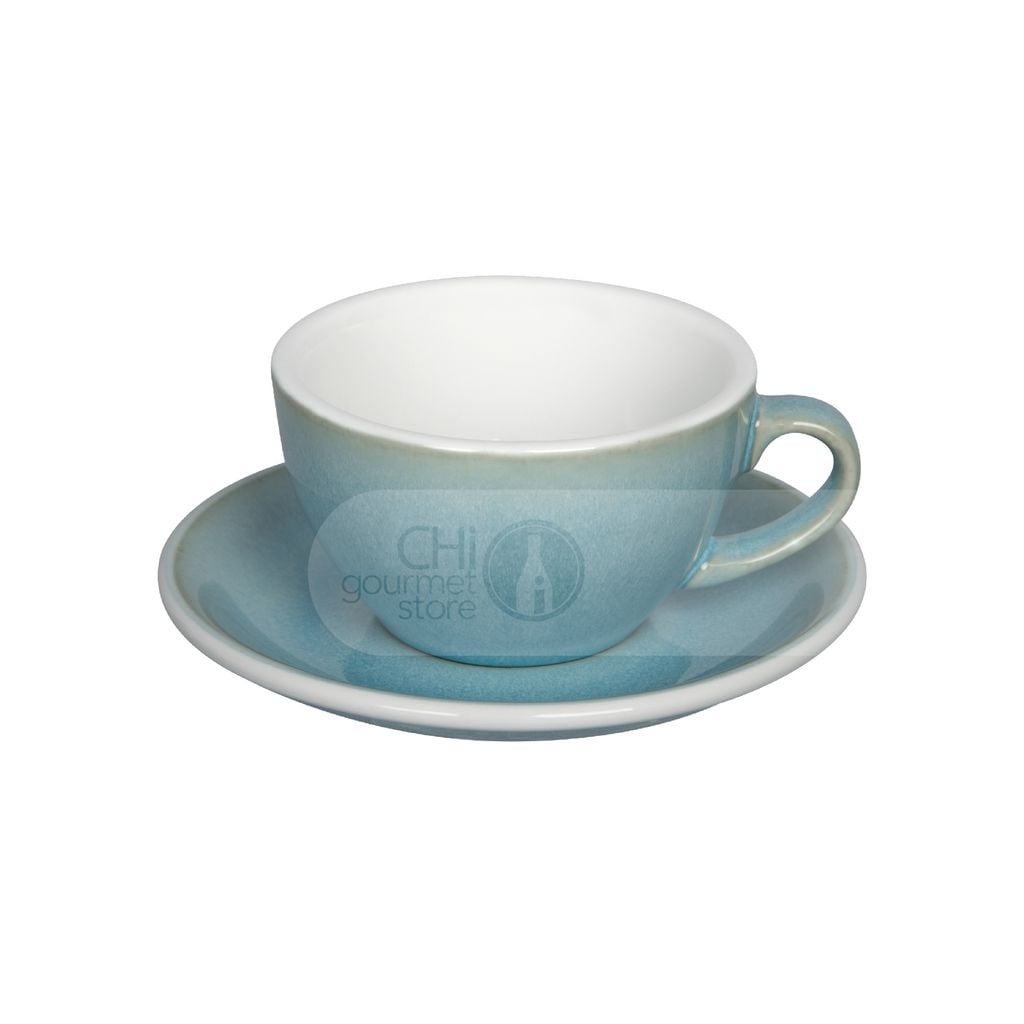 Egg 200ml Cappuccino Cup & Saucer (Potters Colors)