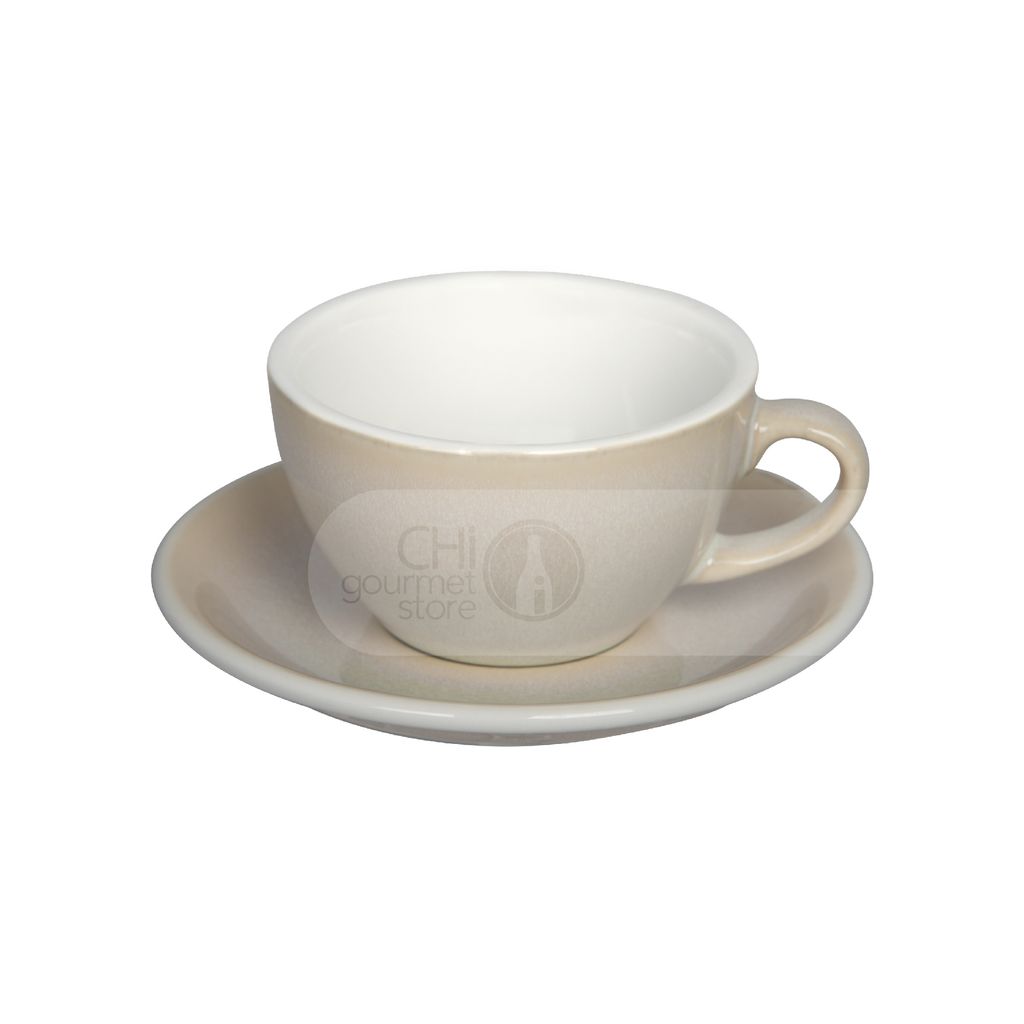Egg 200ml Cappuccino Cup & Saucer (Potters Colors)