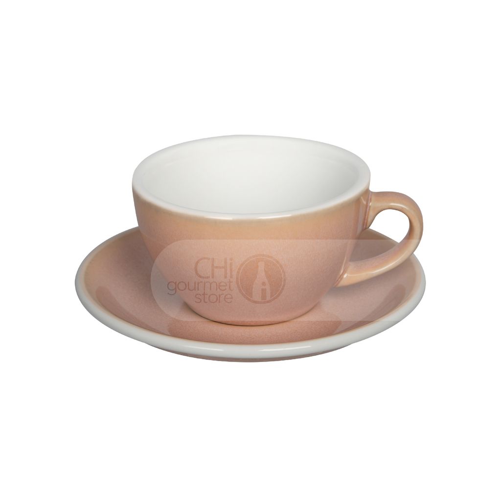 Egg 200ml Cappuccino Cup & Saucer (Potters Colors)