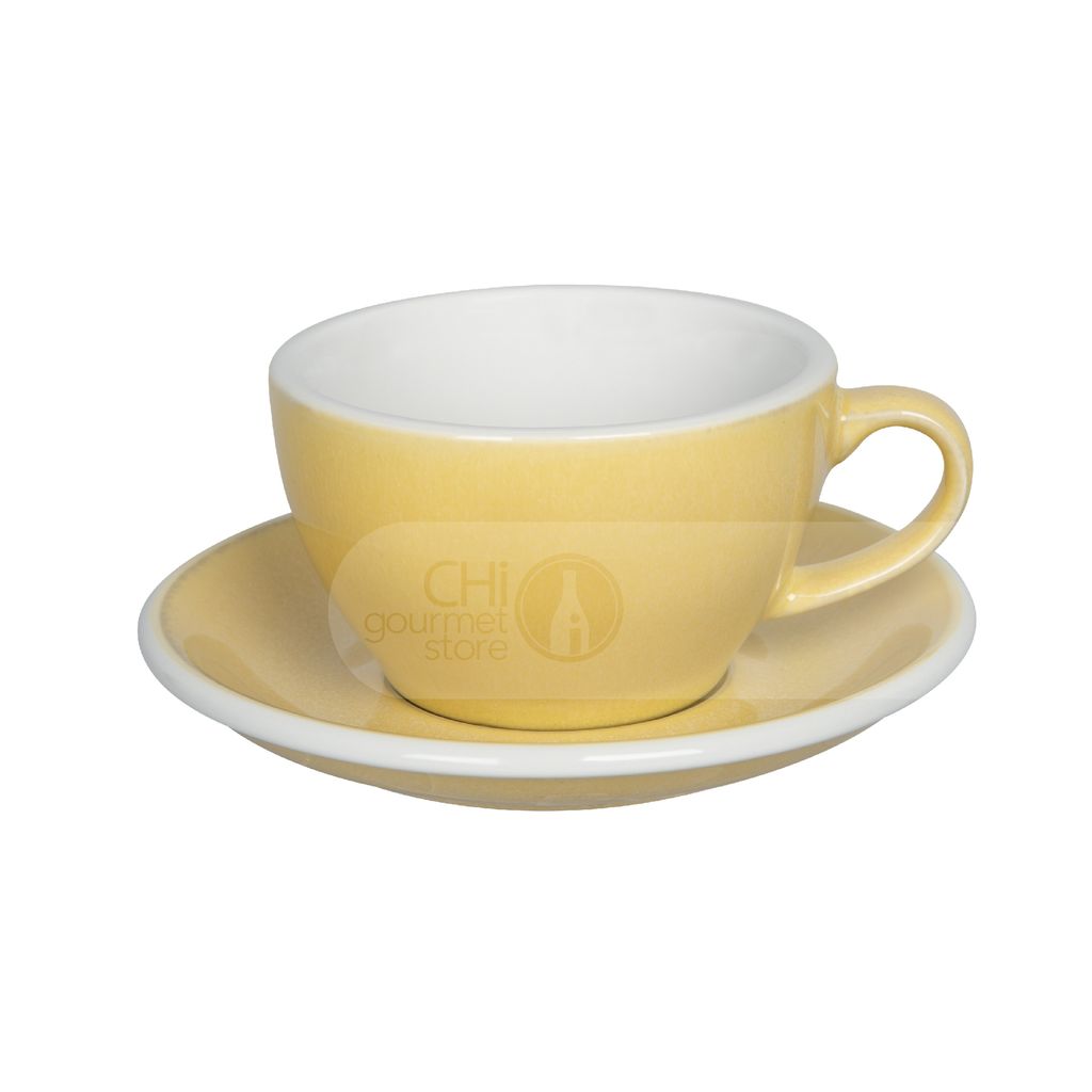 Egg 250ml Cappuccino Cup & Saucer (Potters Colors)