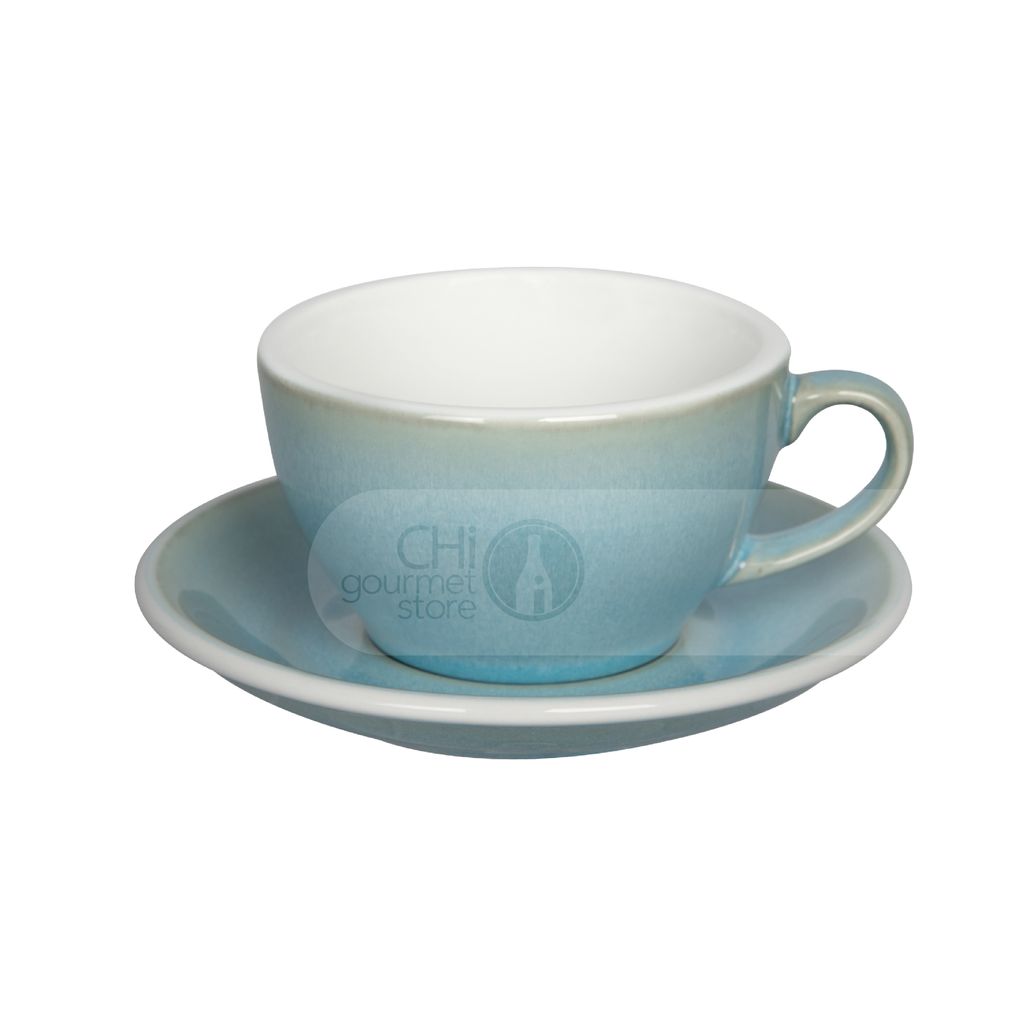 Egg 250ml Cappuccino Cup & Saucer (Potters Colors)