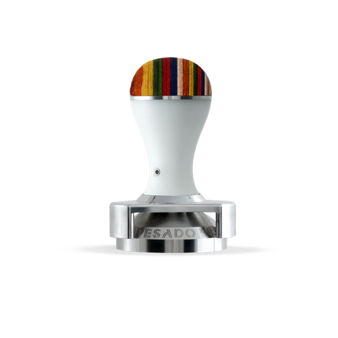 Tay Nén Cà Phê Có Điều Chỉnh - Pesado Tamper W/ Depth Adjuster 58.5mm - White/ Iris