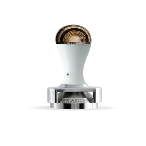 Tay Nén Cà Phê Có Điều Chỉnh - Pesado Tamper W/ Depth Adjuster 58.5mm - White/Riga