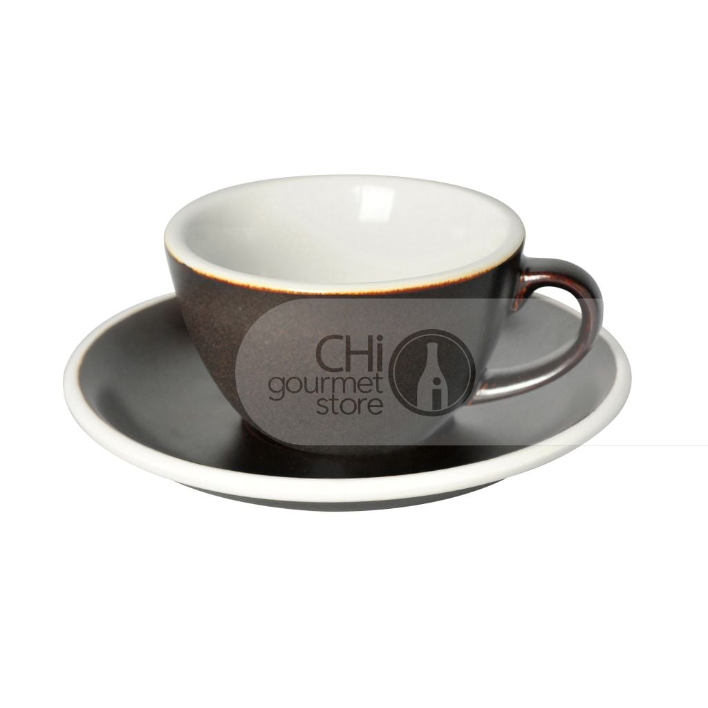 Egg 150ml Flat White Cup & Saucer (3 Potters)