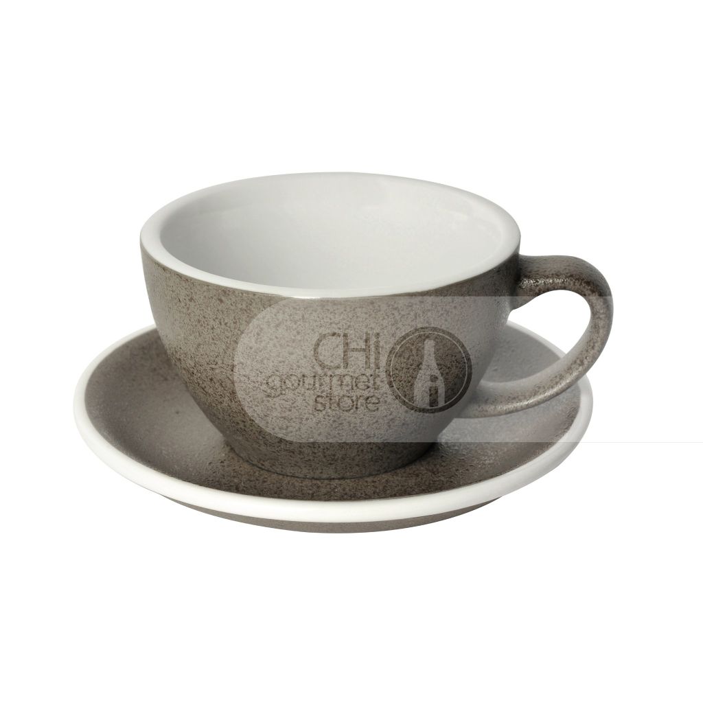 Egg 300ml Café Latte Cup & Saucer (3 Potters)