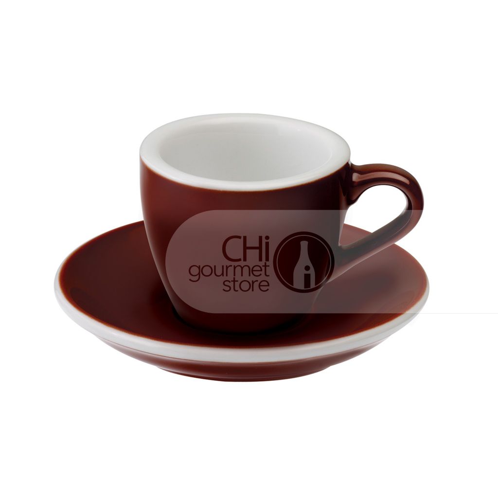 Egg 80ml Espresso Cup & Saucer