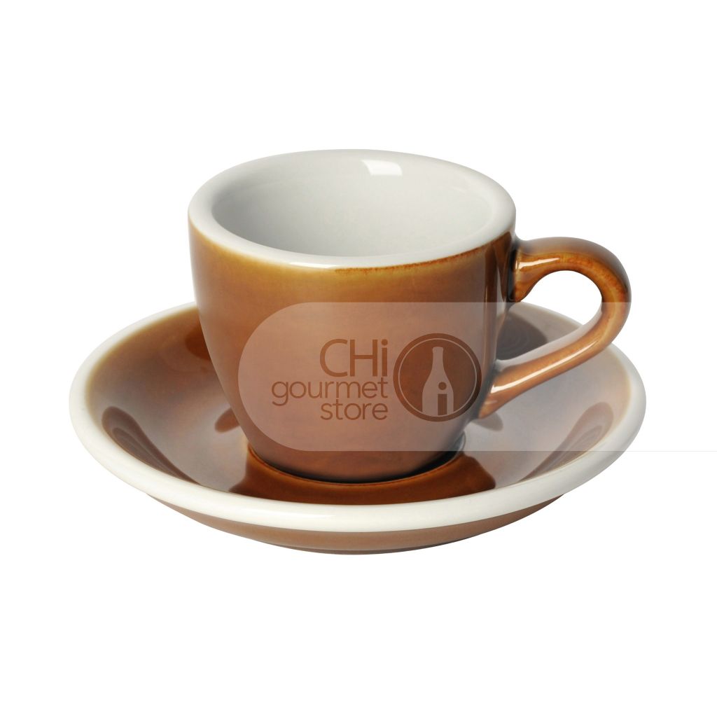 Egg 80ml Espresso Cup & Saucer (3 Potters)