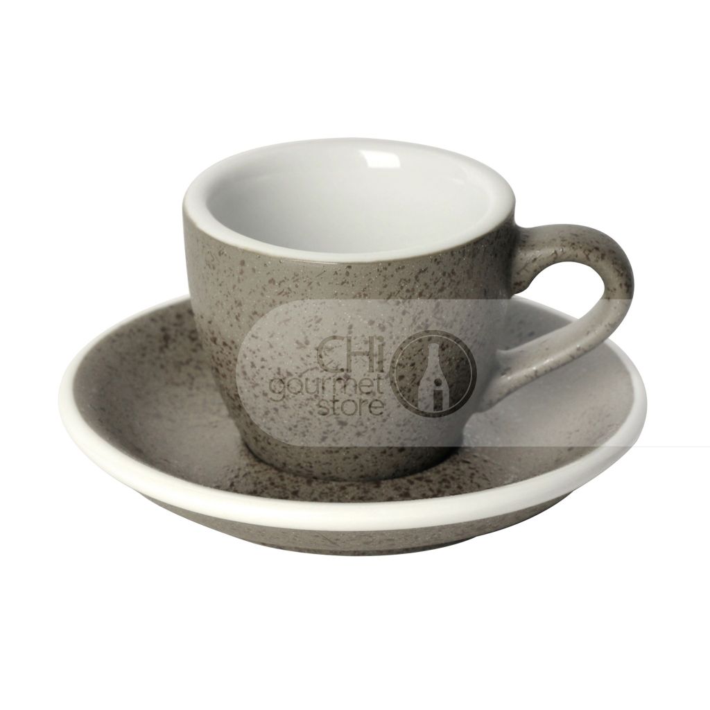 Egg 80ml Espresso Cup & Saucer (3 Potters)