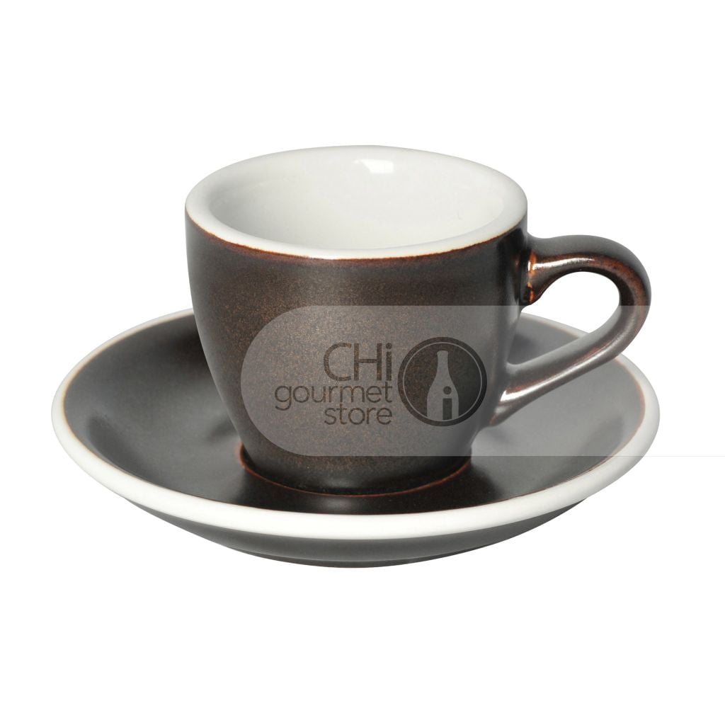 Egg 80ml Espresso Cup & Saucer (3 Potters)