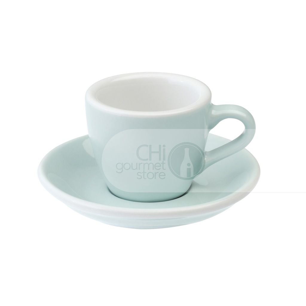 Egg 80ml Espresso Cup & Saucer