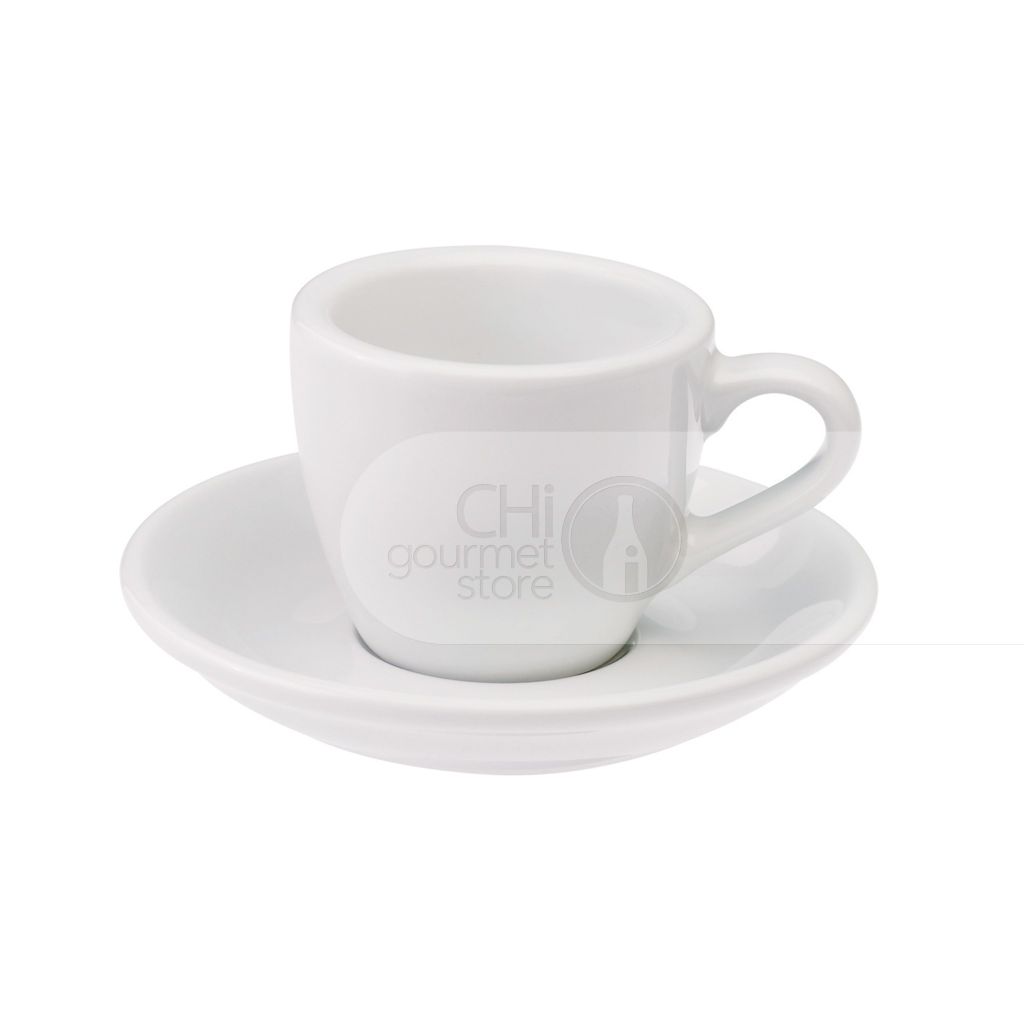 Egg 80ml Espresso Cup & Saucer