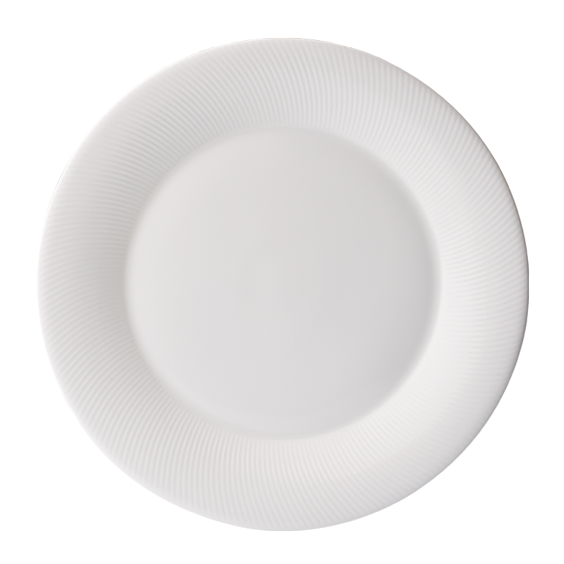 FLUTE - 27.5CM DINNER PLATE (WHITE)