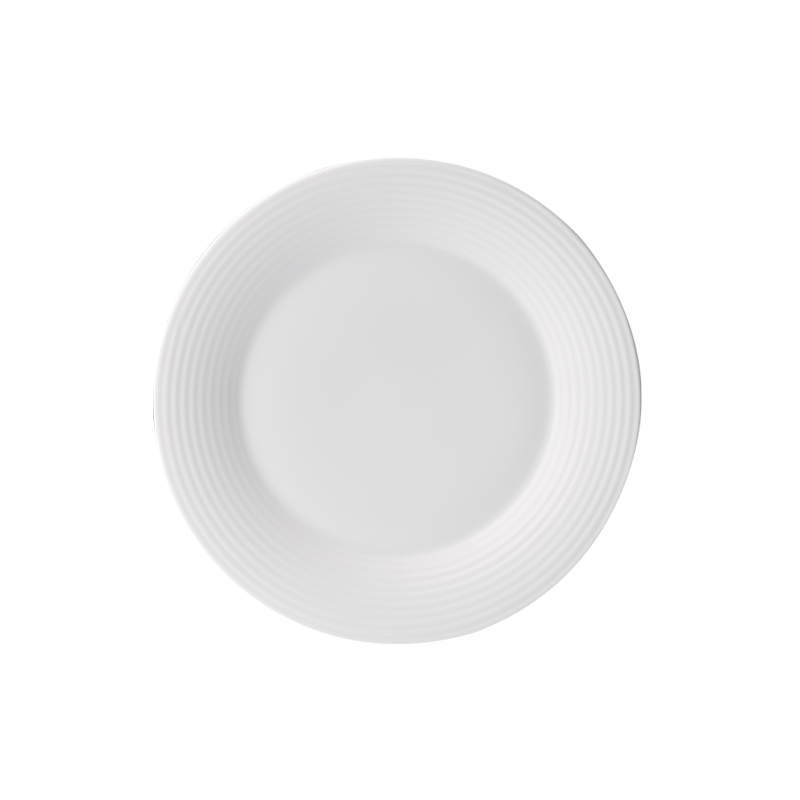 FLUTE - 15.5CM SIDE PLATE (WHITE)