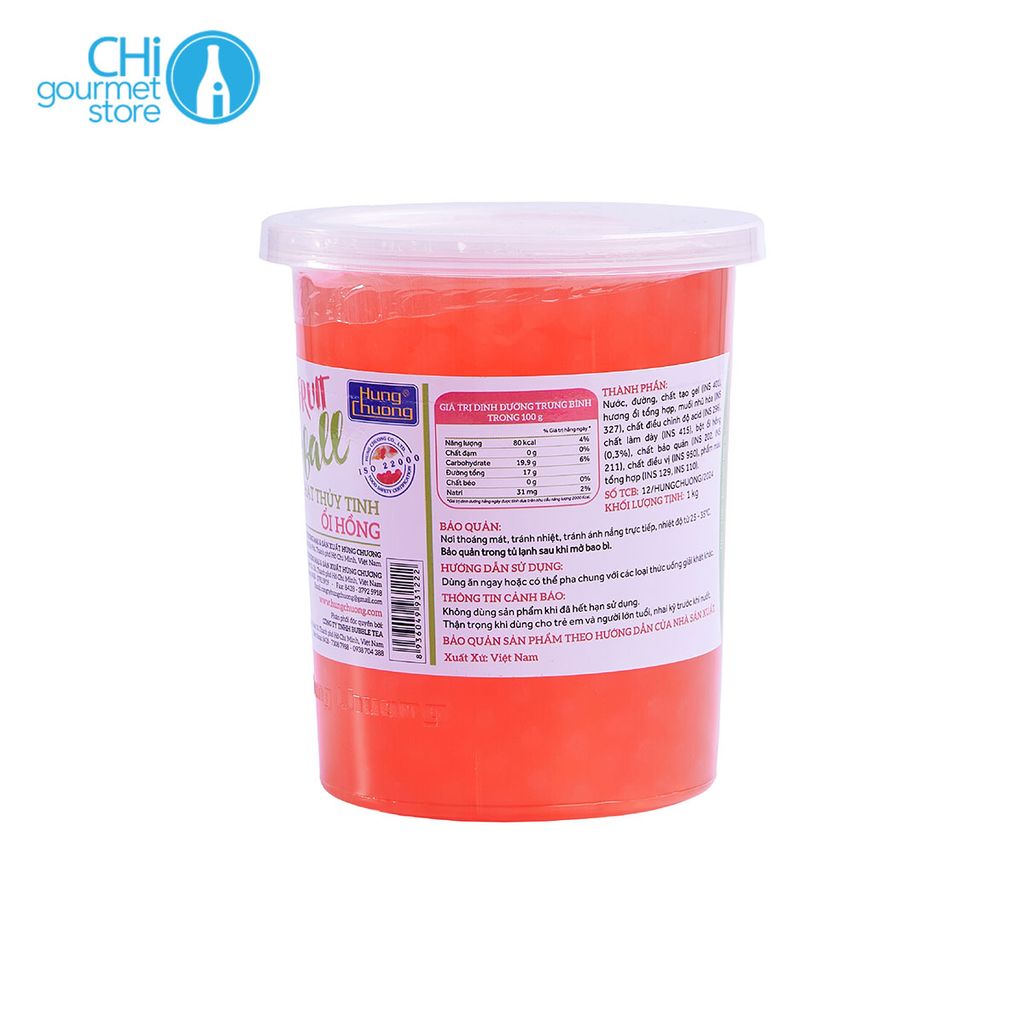 Hạt Thủy Tinh Ổi Hồng 1kg - Hùng Chương