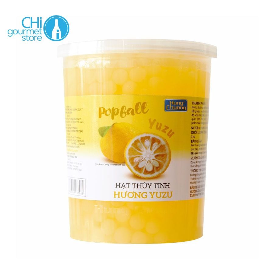 Hạt Thủy Tinh Yuzu 1kg / 3,2kg - Hùng Chương