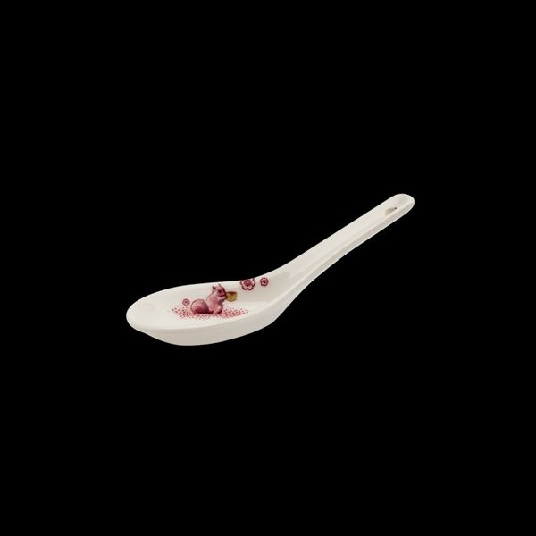 A Curious Toile Muỗng sứ 14cm Red