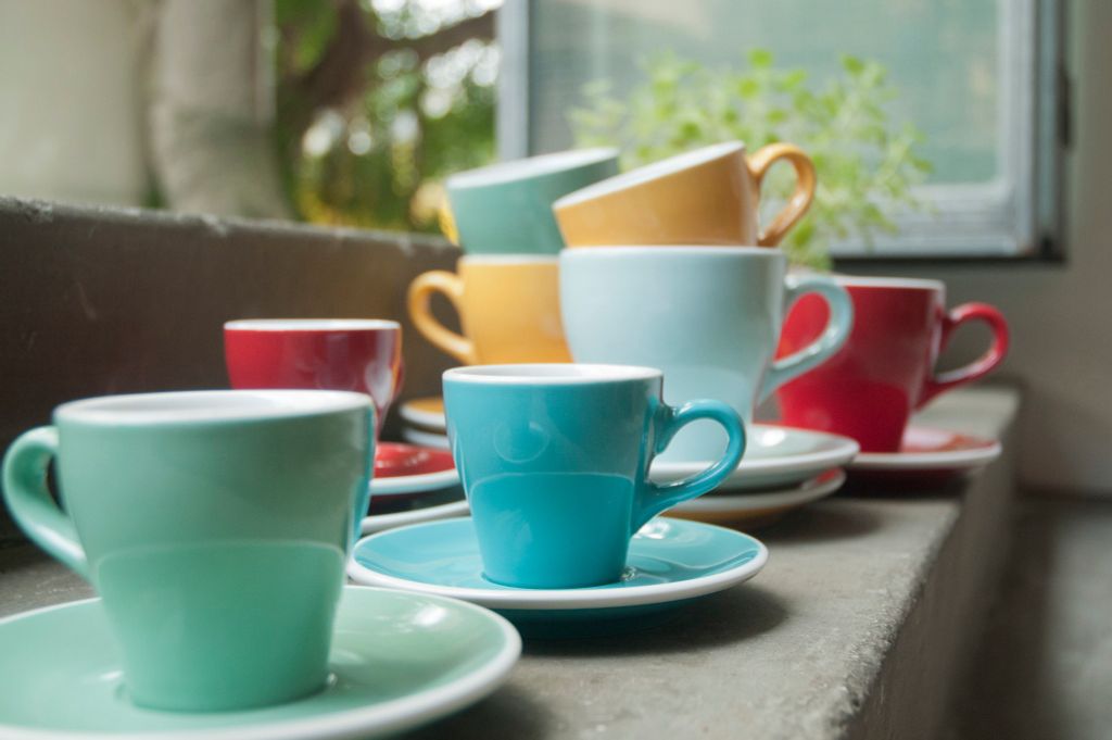 Tulip 180ml Cappuccino Cup & Saucer - Ly sứ kèm đĩa lót