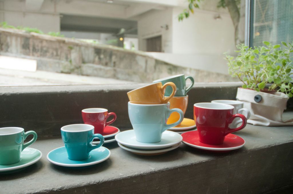 Tulip 180ml Cappuccino Cup & Saucer - Ly sứ kèm đĩa lót