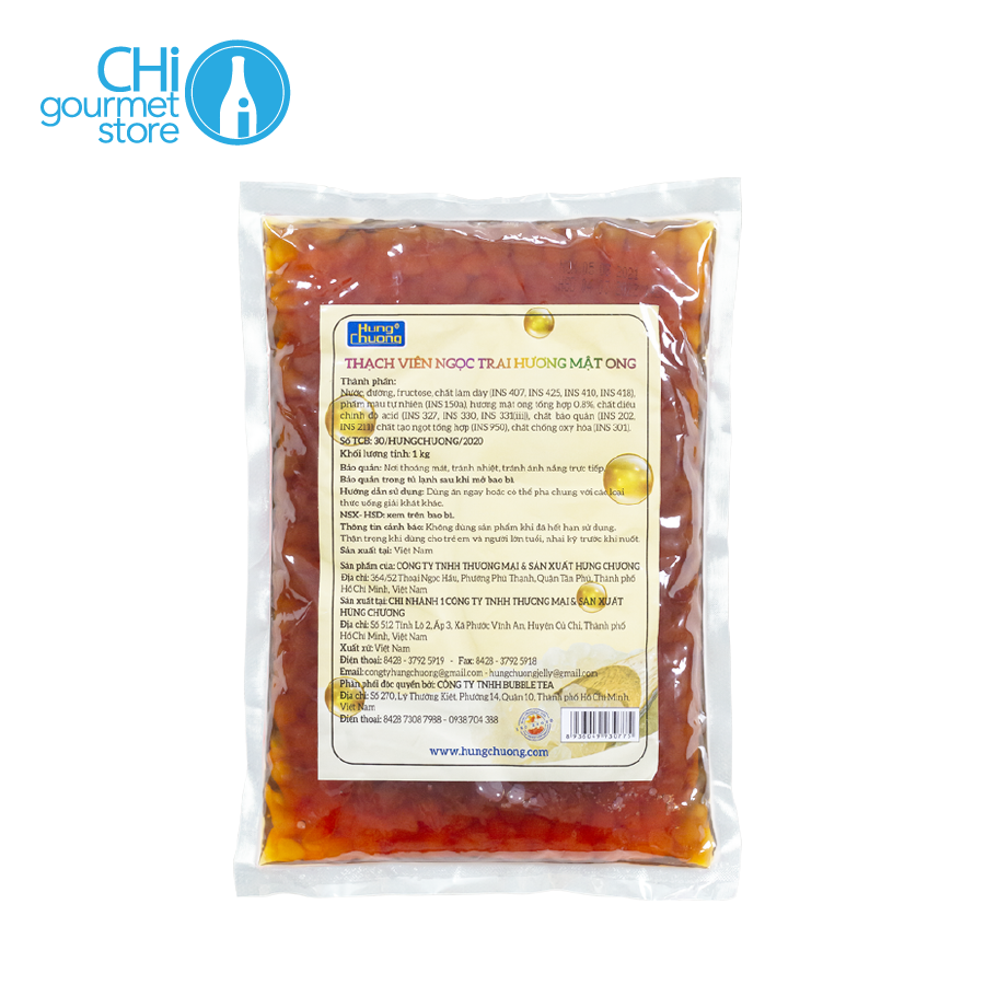 Thạch Viên Ngọc Trai Mật Ong 1.0kg/2.0kg - Hùng Chương