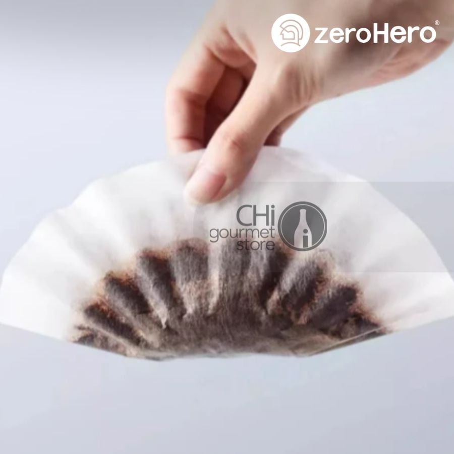 Giấy Lọc Kalitta 185mm zeroHero Basket Paper Filter-White 50pcs
