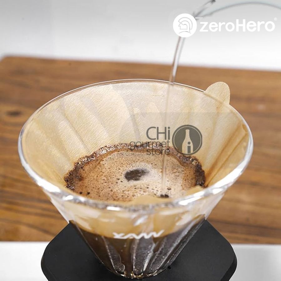 Giấy Lọc V60 zeroHero V02 Paper Filter-Unbleached, 50pcs