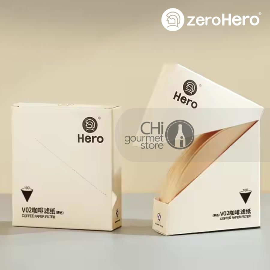 Giấy Lọc V60 zeroHero V02 Paper Filter-Unbleached, 50pcs