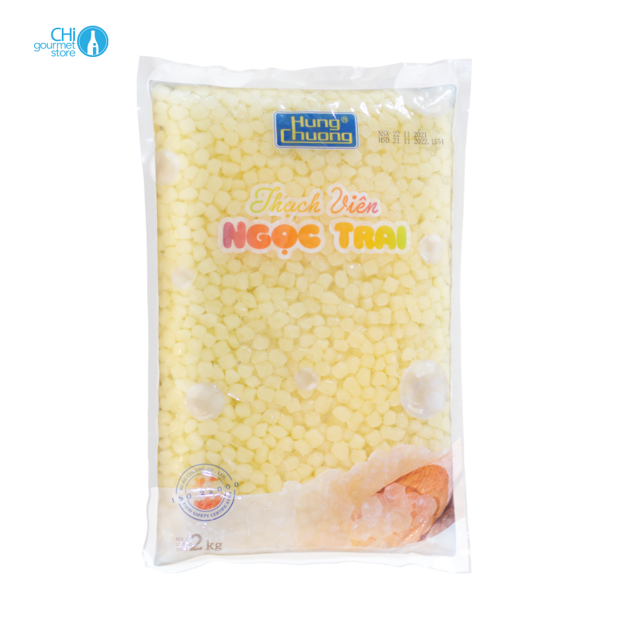 Thạch Viên Ngọc Trai Phô Mai 1.0kg/ 2.0kg - Hùng Chương