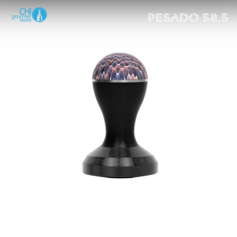 Tay Nén Cà phê Lồi Pesado Convex Tamper 58.5mm - Full Moon Wave - Black/Dusk