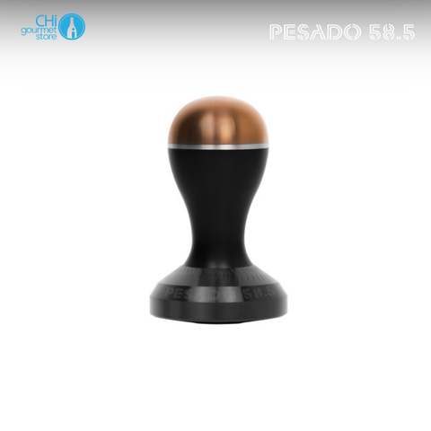 Tay Nén Cà phê Lồi Pesado Convex Tamper 58.5mm - Full Moon Wave - Black/Bronze