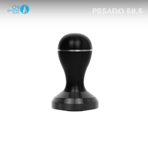 Tay Nén Cà phê Lồi Pesado Convex Tamper 58.5mm - Full Moon Wave - Black/Black