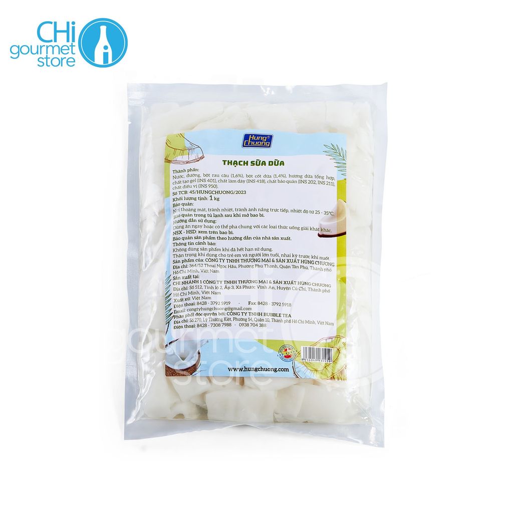 Thạch Hùng Chương hương sữa dừa 1kg