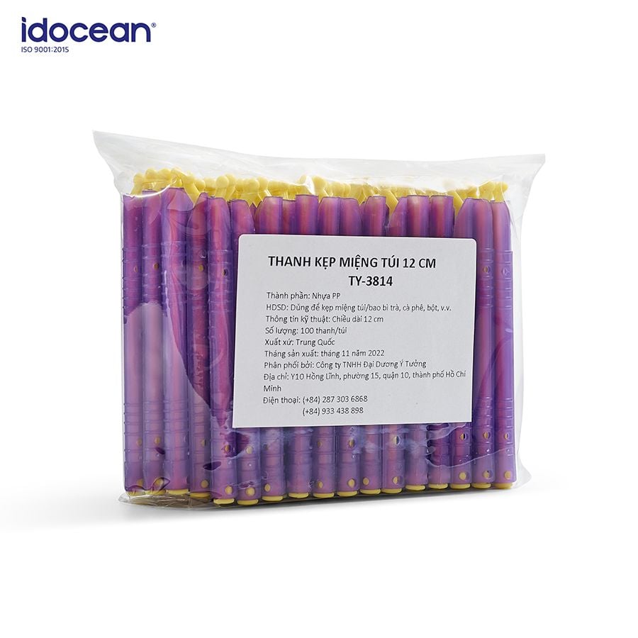 01 Thanh kẹp miệng túi 12cm