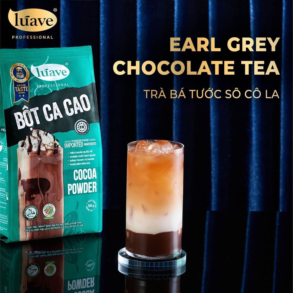 Bột Cacao Lúave - Hương vị đắng béo tự nhiên, phù hợp trong pha chế, làm bánh,...