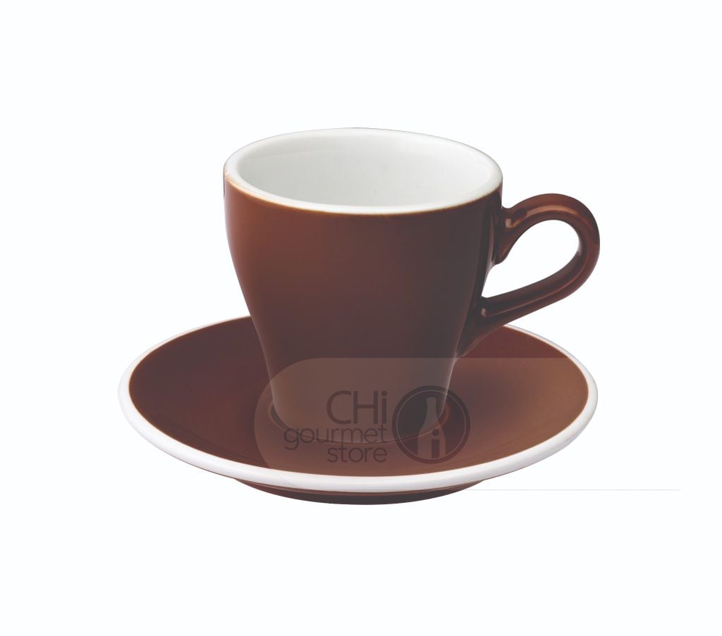 Tulip 180ml Cappuccino Cup & Saucer - Ly sứ kèm đĩa lót