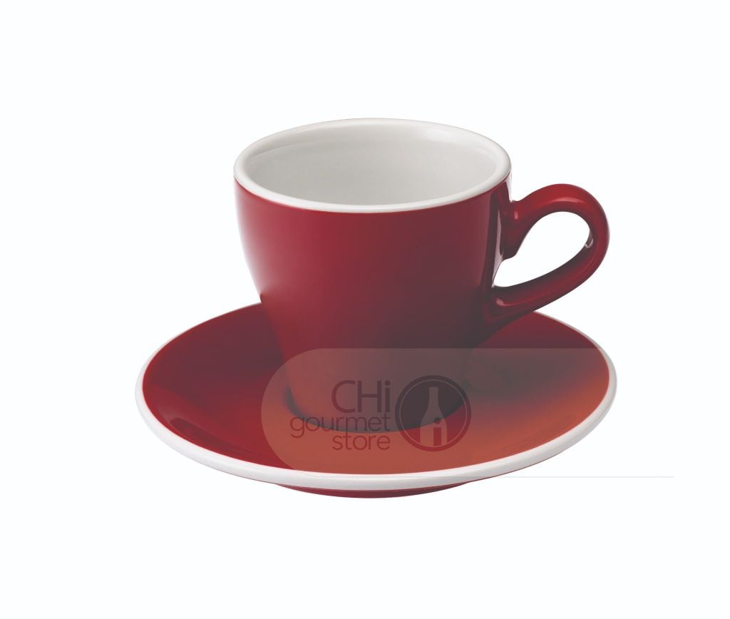 Tulip 180ml Cappuccino Cup & Saucer - Ly sứ kèm đĩa lót