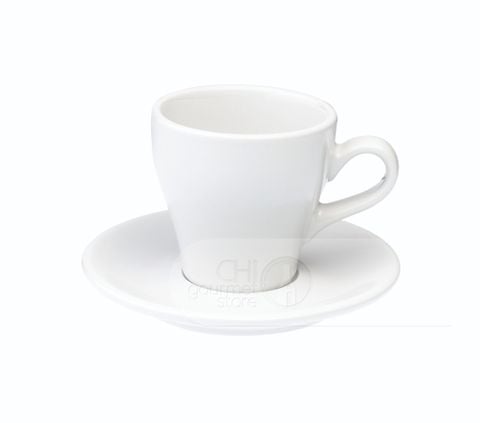 Tulip 180ml Cappuccino Cup & Saucer - Ly sứ kèm đĩa lót