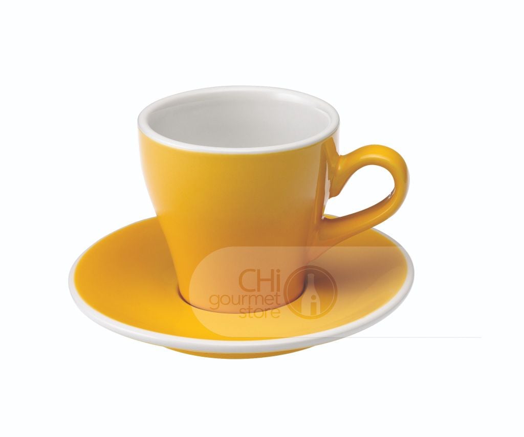 Tulip 180ml Cappuccino Cup & Saucer - Ly sứ kèm đĩa lót