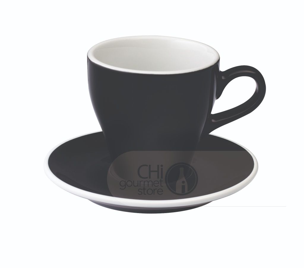 Tulip 280ml Café Latte Cup & Saucer  - Ly sứ kèm đĩa lót