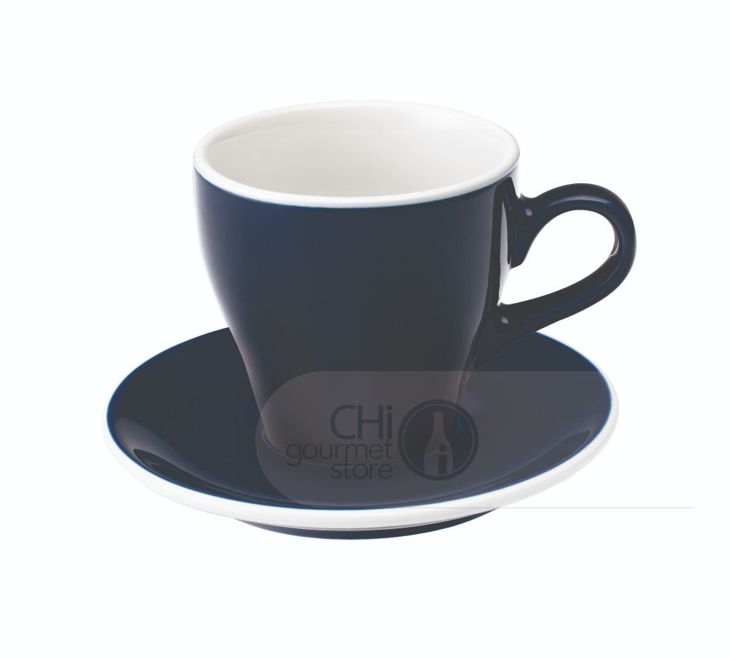 Tulip 280ml Café Latte Cup & Saucer  - Ly sứ kèm đĩa lót