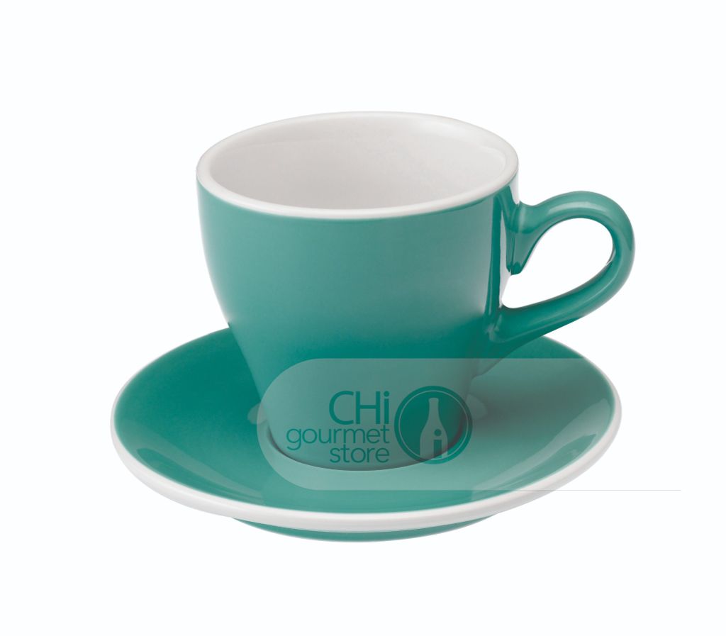 Tulip 280ml Café Latte Cup & Saucer  - Ly sứ kèm đĩa lót