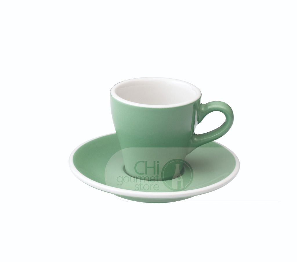 Tulip Espresso Cup & Saucer 80ml - Ly sứ kèm đĩa lót