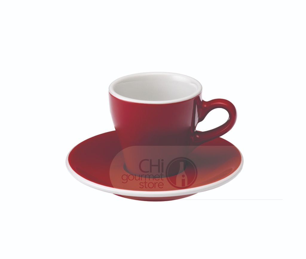 Tulip Espresso Cup & Saucer 80ml - Ly sứ kèm đĩa lót
