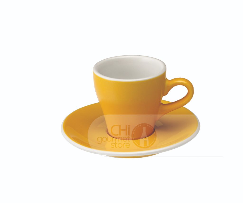 Tulip Espresso Cup & Saucer 80ml - Ly sứ kèm đĩa lót