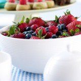 FLUTE - 19.5CM SERVE BOWL (WHITE)