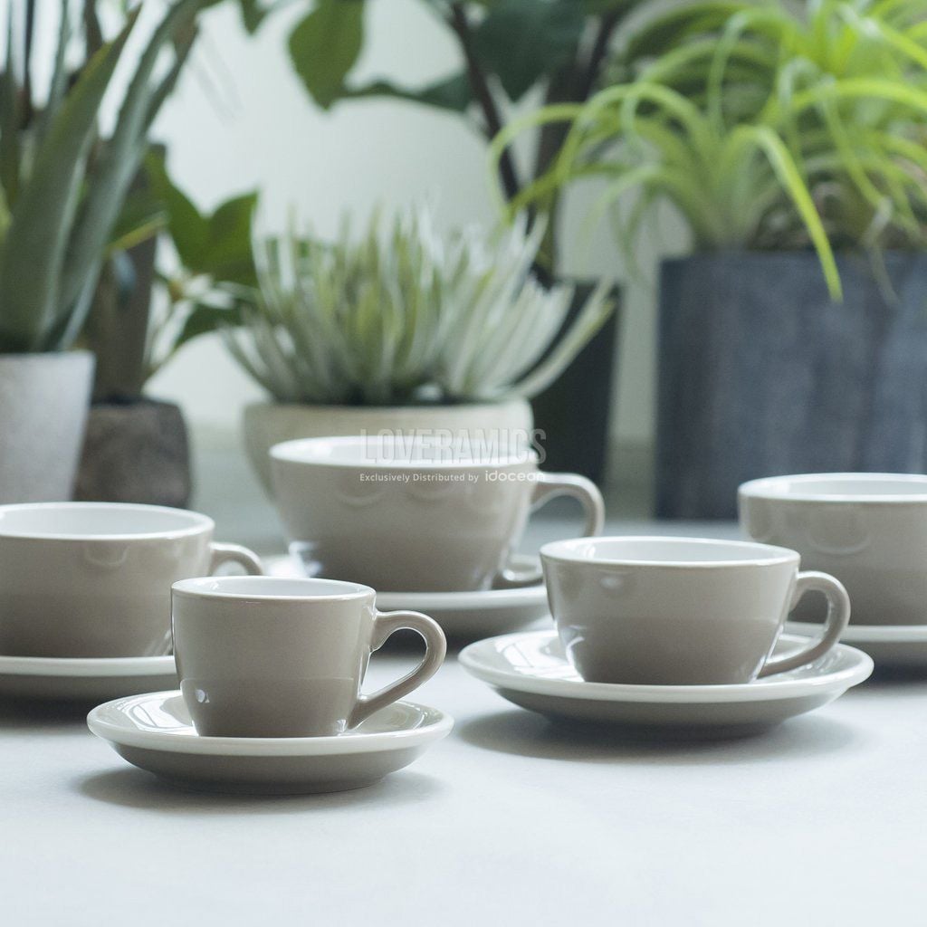 Egg 200ml Cappuccino Cup & Saucer