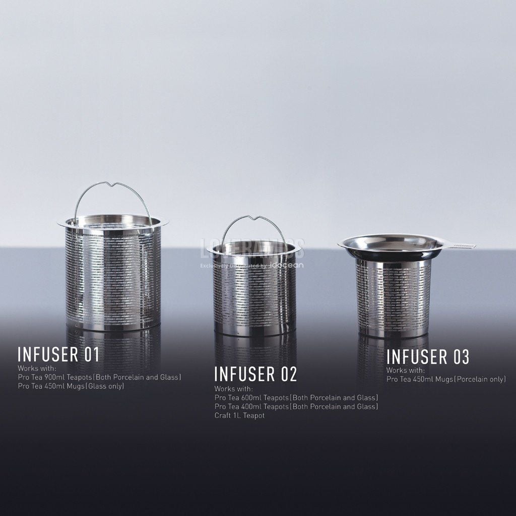 Pro Tea Glass Teapot with Infuser (Clear) 600ml