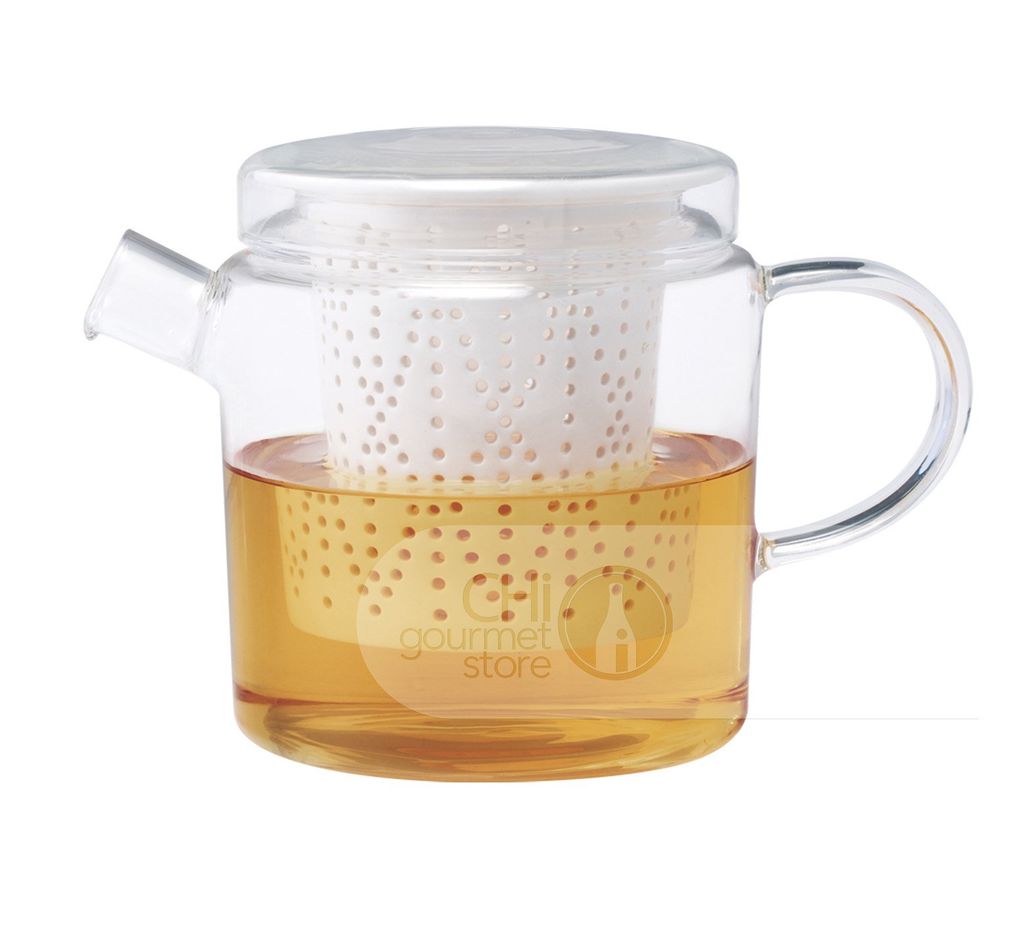 Weave Glass Teapot with Porcelain Infuser (Clear) 700ml