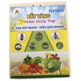Bẫy diệt côn trùng - Bẫy vàng - Thu Hút Mạnh - Hiệu quả nhanh - ảnh 1