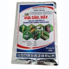  Thuốc trừ sâu Buccas 120WP - Hiệu Vua Sâu, Rầy - Đặc trị: Sâu rầy & Nhóm côn trùng chích hút